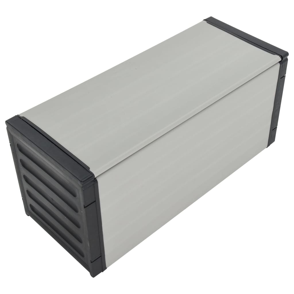 Mülltonnenbox Grau 85X34X40 Cm