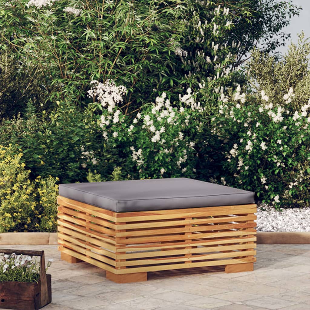 2-Tlg. Garten-Lounge-Set Massivholz Teak