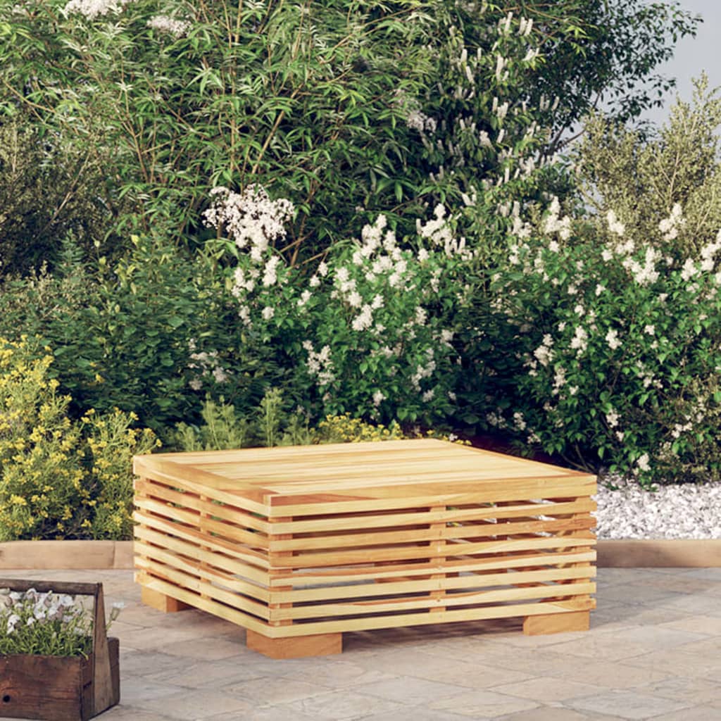 2-Tlg. Garten-Lounge-Set Massivholz Teak