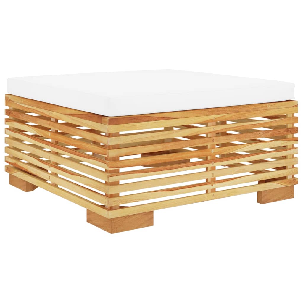 2-Tlg. Garten-Lounge-Set Massivholz Teak