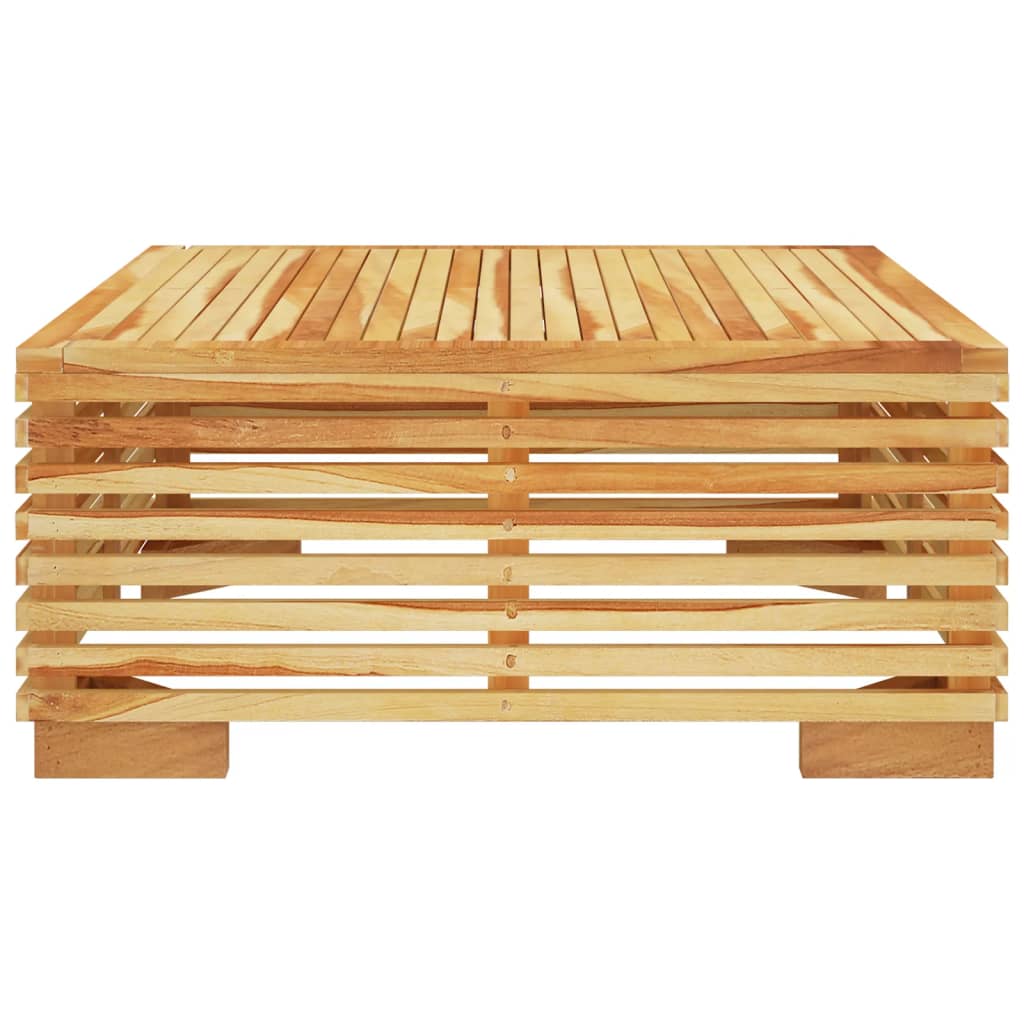 2-Tlg. Garten-Lounge-Set Massivholz Teak