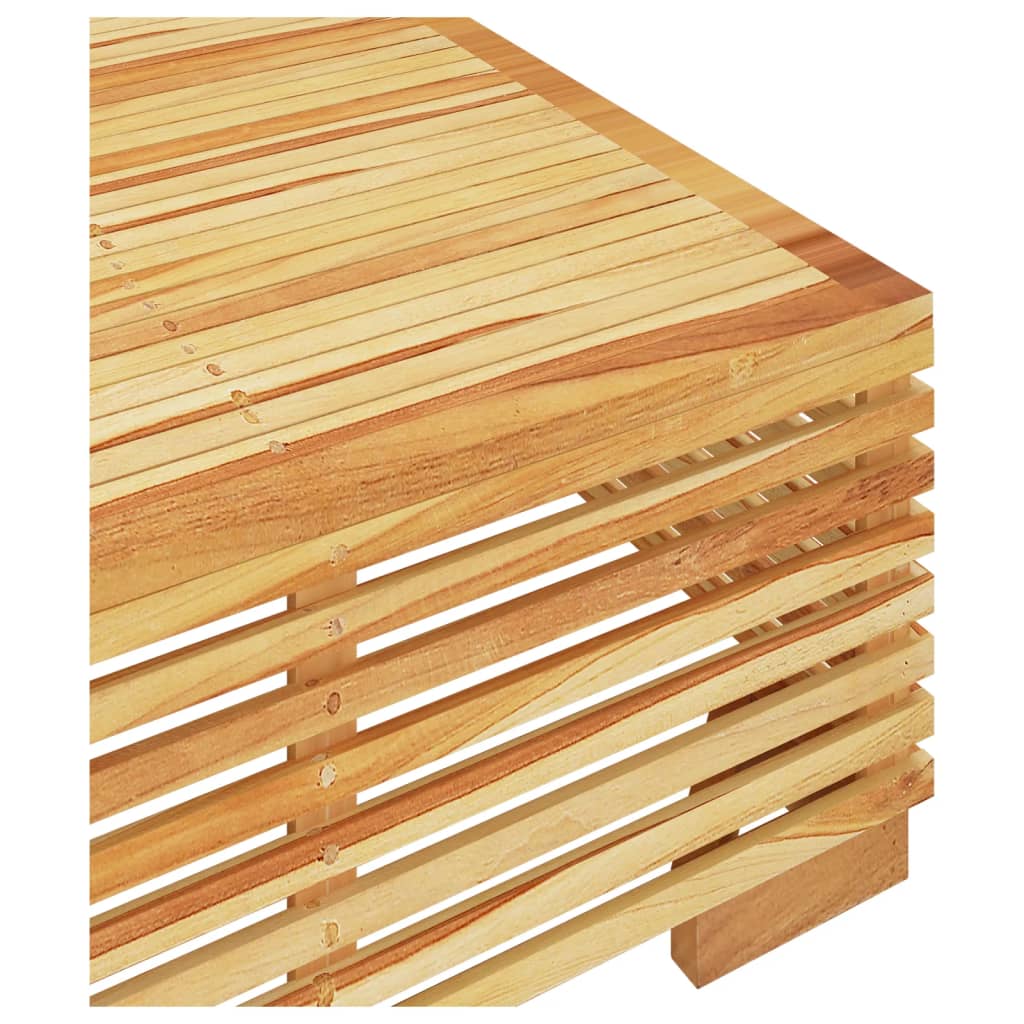 2-Tlg. Garten-Lounge-Set Massivholz Teak