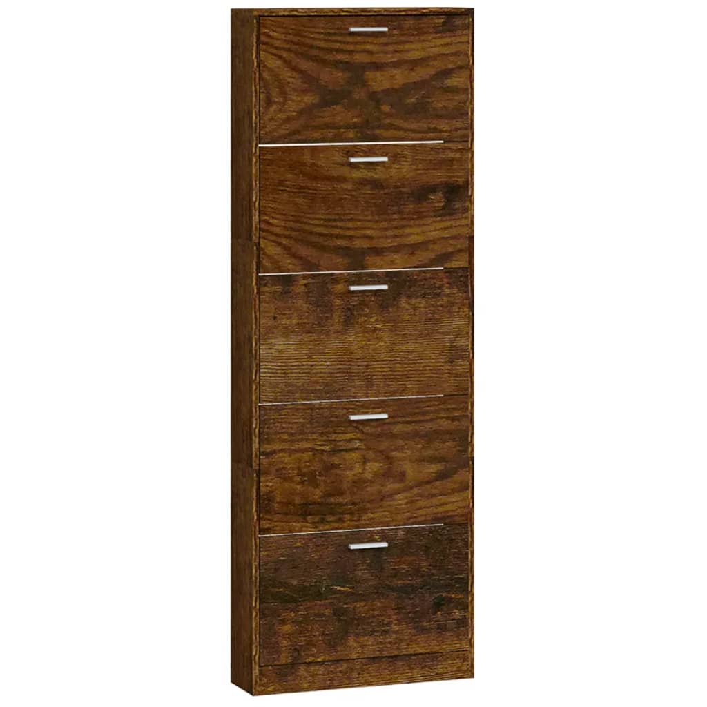Schuhschrank 59X17X Holzwerkstoff Räuchereiche