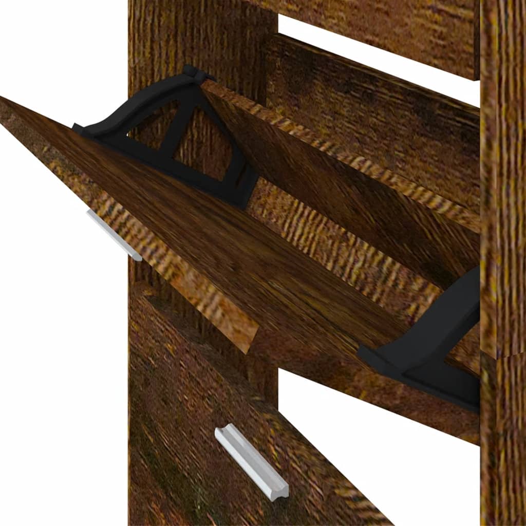 Schuhschrank 59X17X Holzwerkstoff Räuchereiche