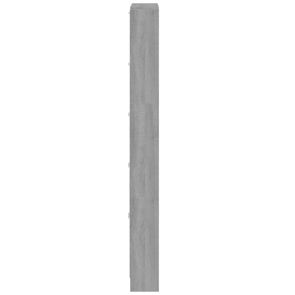 Schuhschrank 59X17X Holzwerkstoff Grau Sonoma
