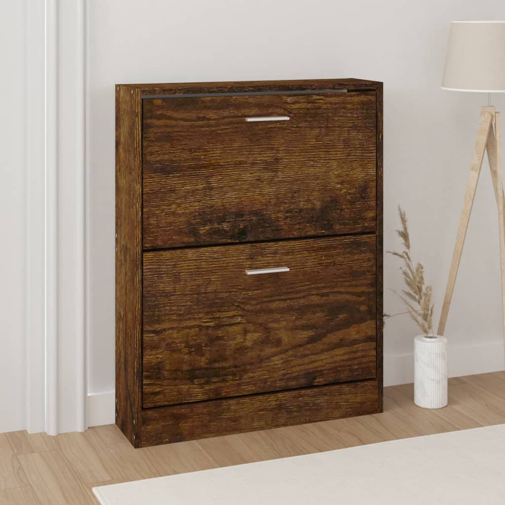 Schuhschrank 59X17X Holzwerkstoff Räuchereiche