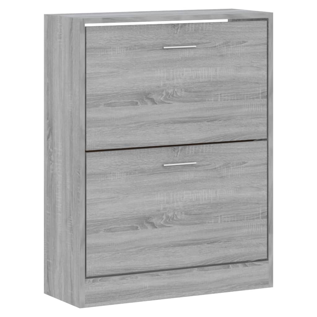 Schuhschrank 63X24X Holzwerkstoff Grau Sonoma