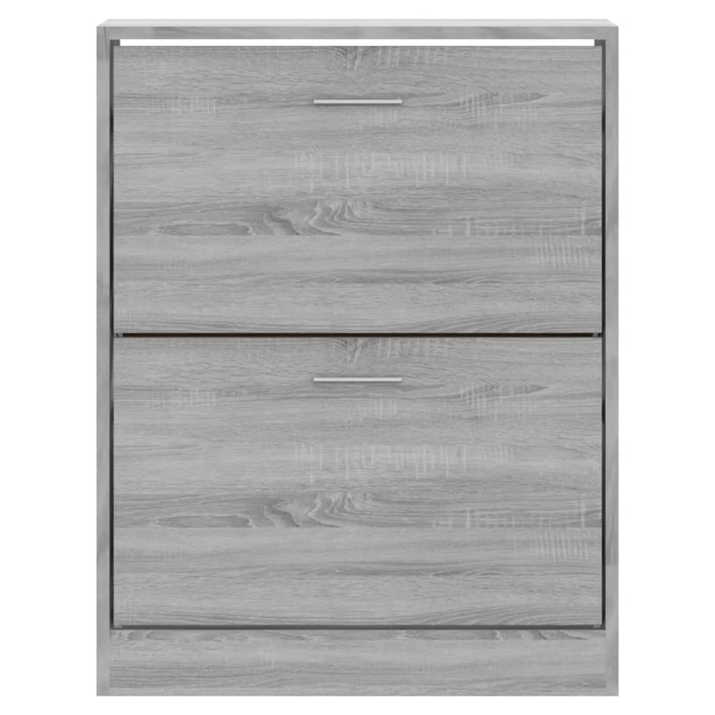 Schuhschrank 63X24X Holzwerkstoff Grau Sonoma