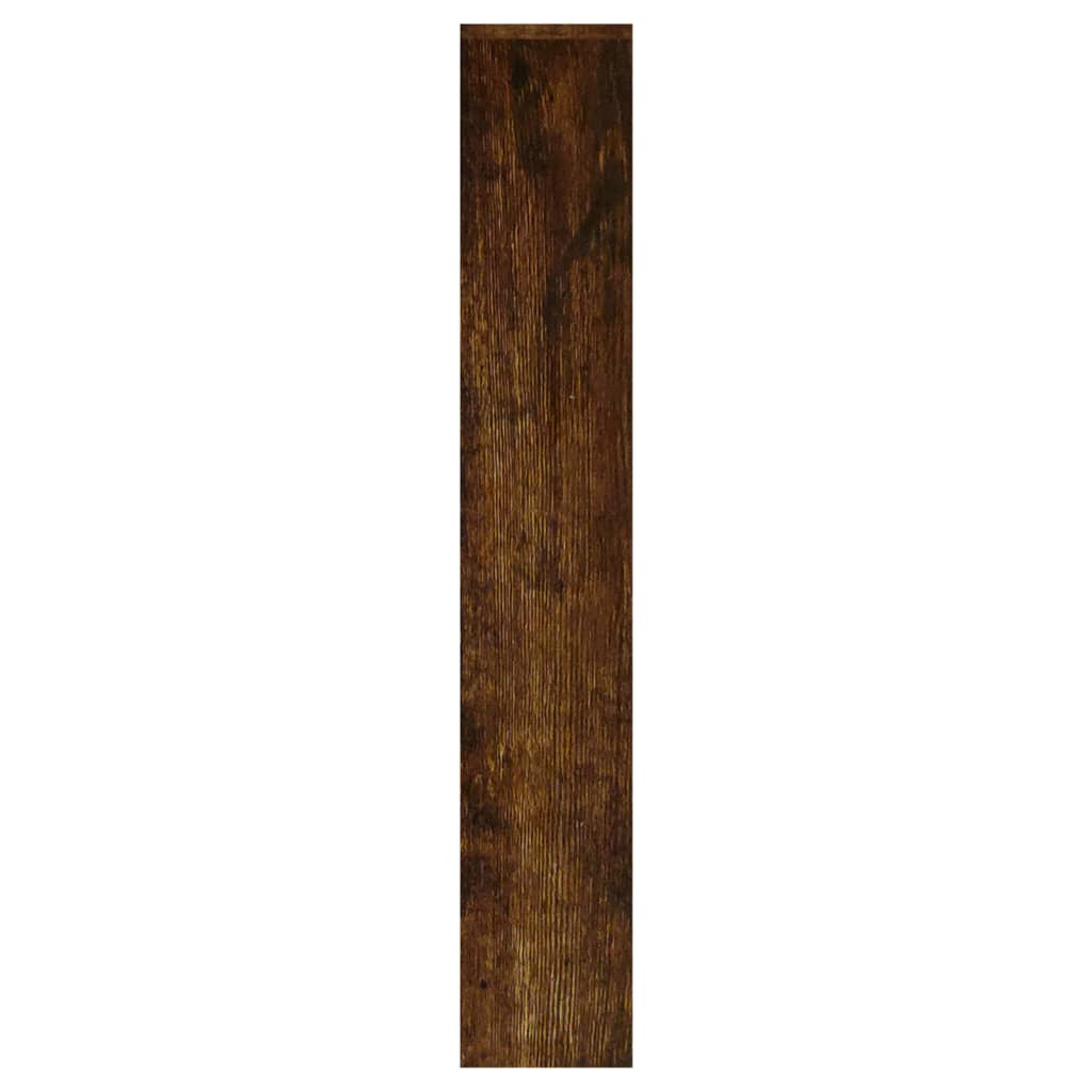 Schuhschrank Mit Spiegel 3 Fächer 63X17X102,5 Cm Räuchereiche
