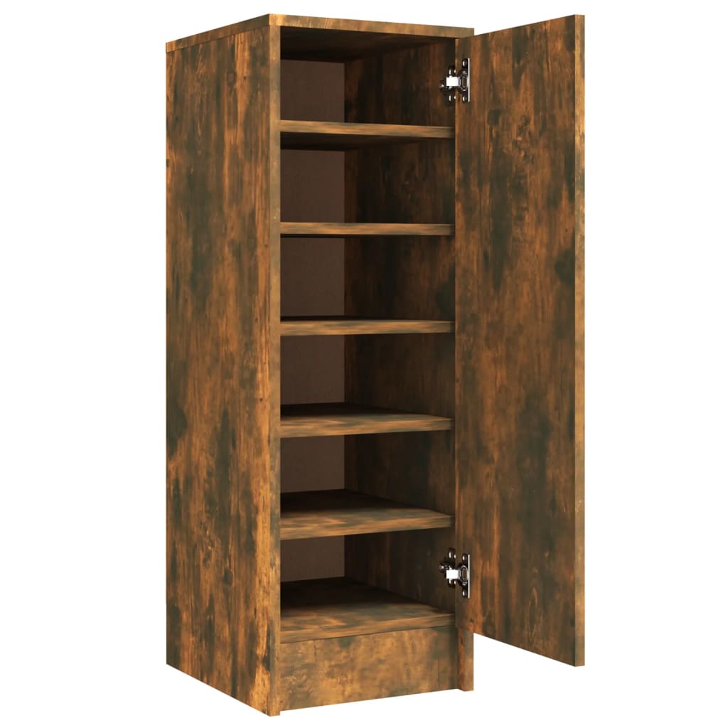 Schuhregal Holzwerkstoff Räuchereiche