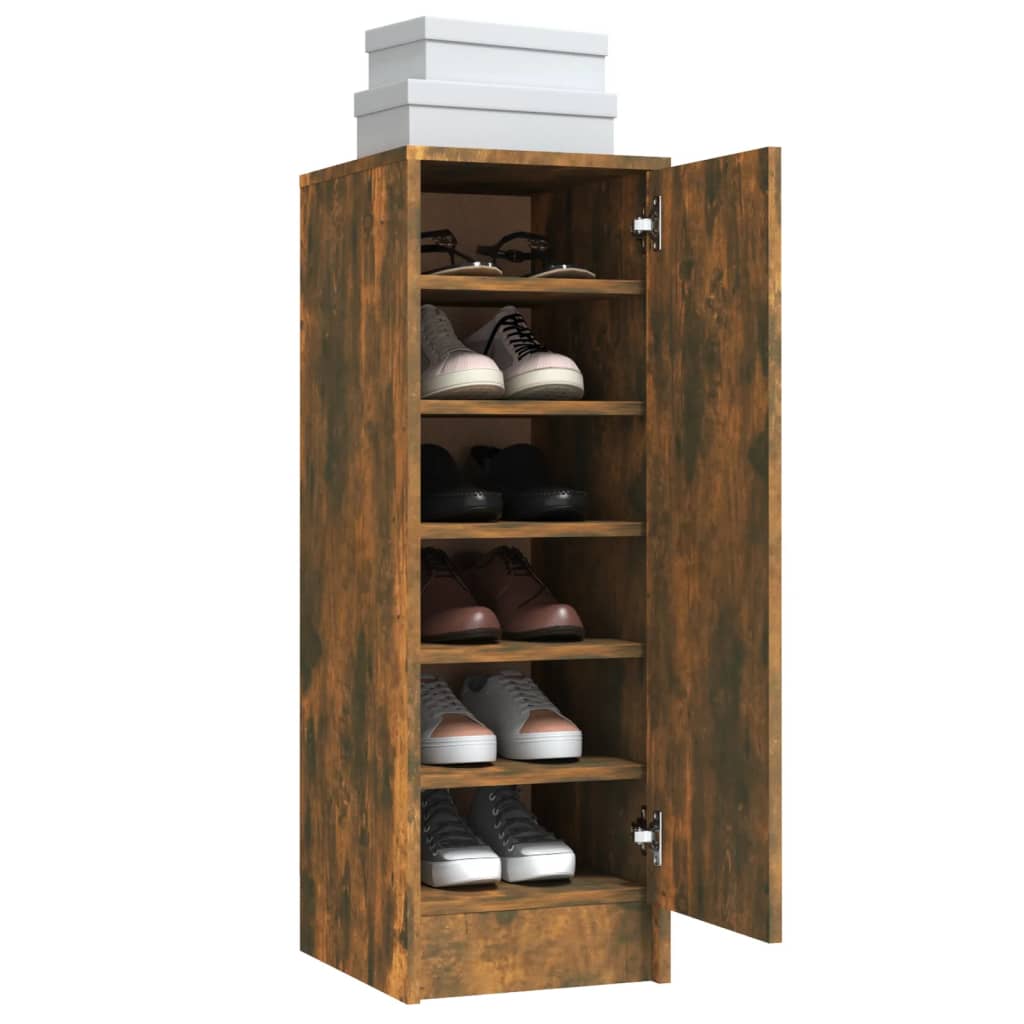 Schuhregal Holzwerkstoff Räuchereiche
