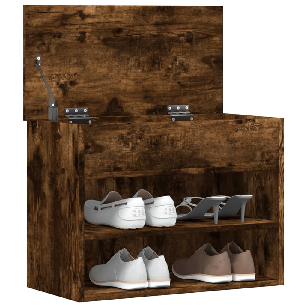 Schuhbank Holzwerkstoff Räuchereiche