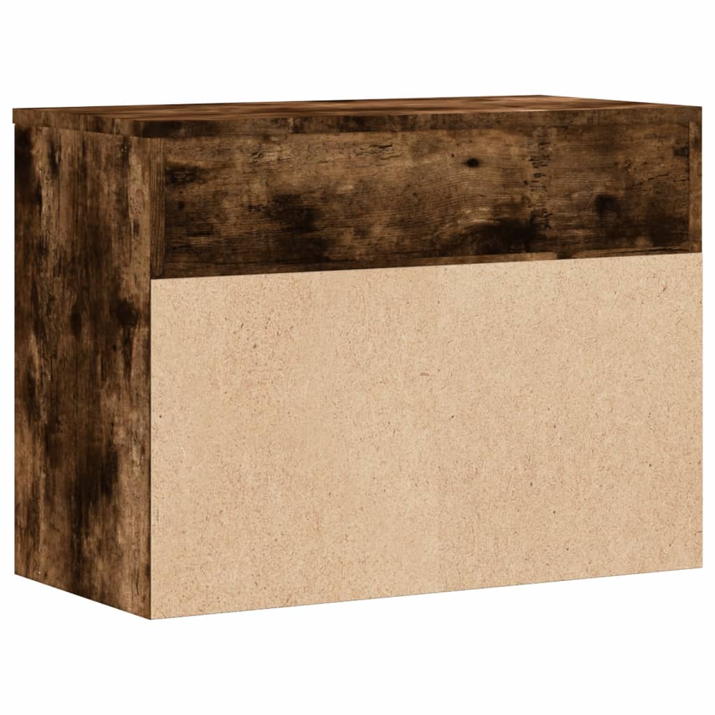 Schuhbank Holzwerkstoff Räuchereiche