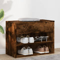 Schuhbank Holzwerkstoff Räuchereiche