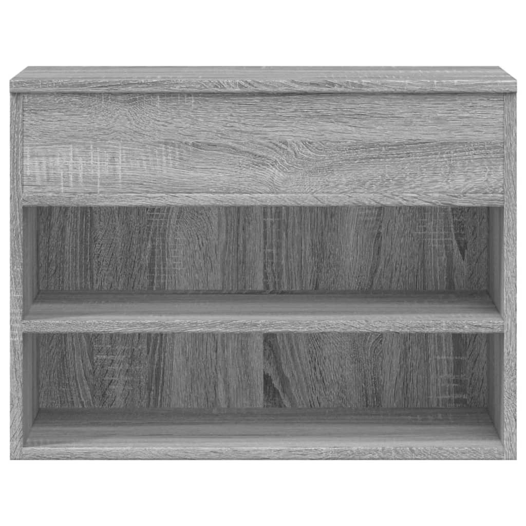 Schuhbank Holzwerkstoff Grau Sonoma