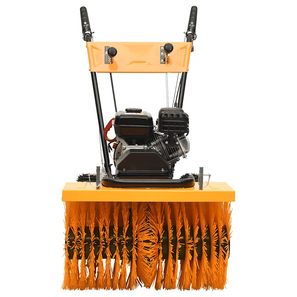 2-In-1 Schneefräse Und Kehrmaschine Benzinbetrieben 6,5Ps