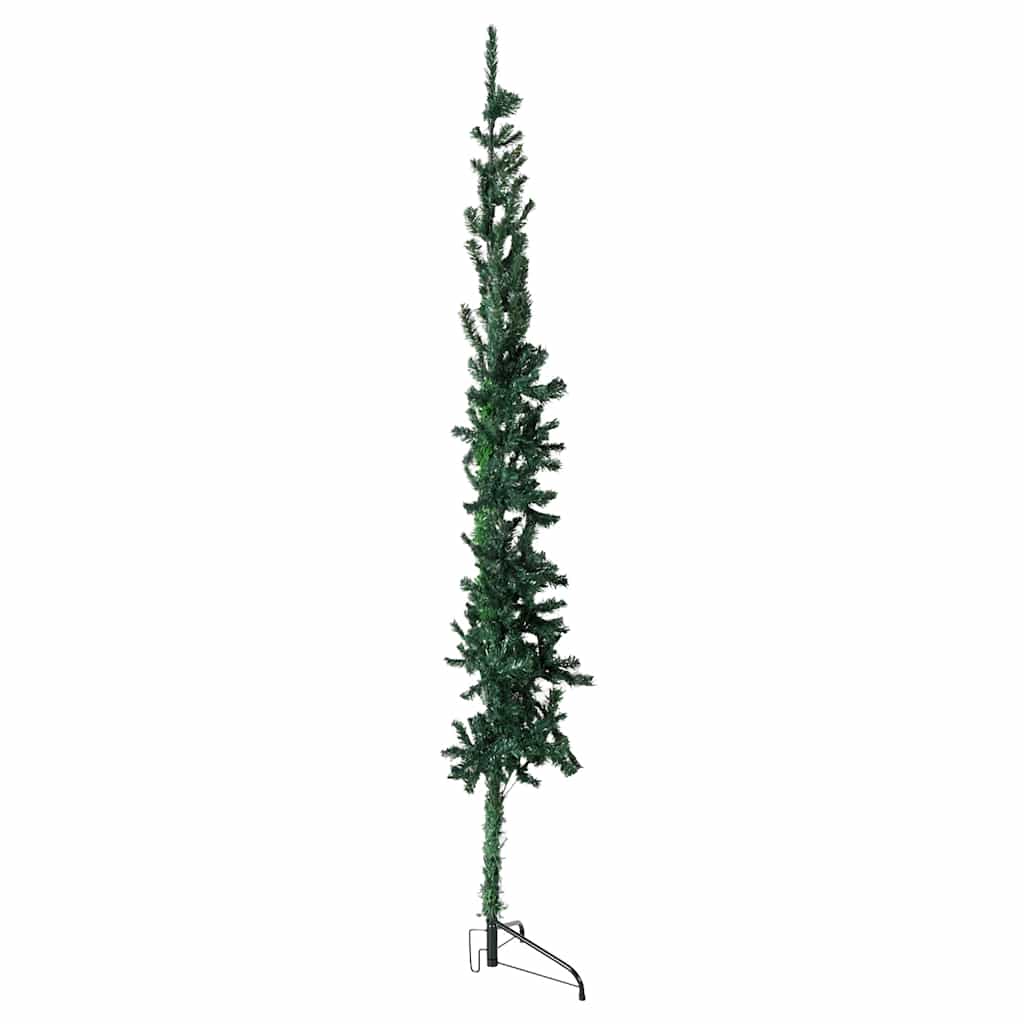 Künstlicher Halb-Weihnachtsbaum Mit Ständer Schlank Grün