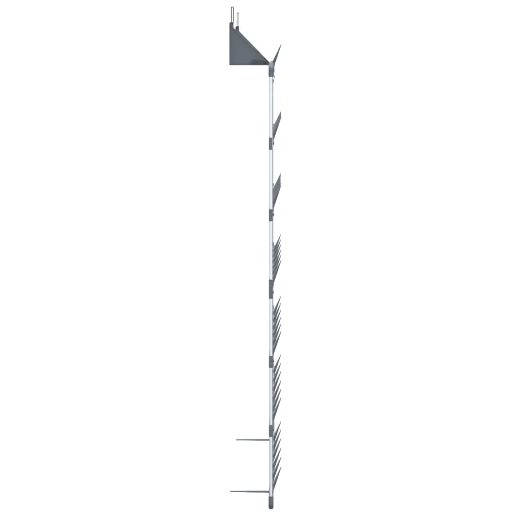 Hängender Schuhe-Organizer Silbern 66X13X139 Cm