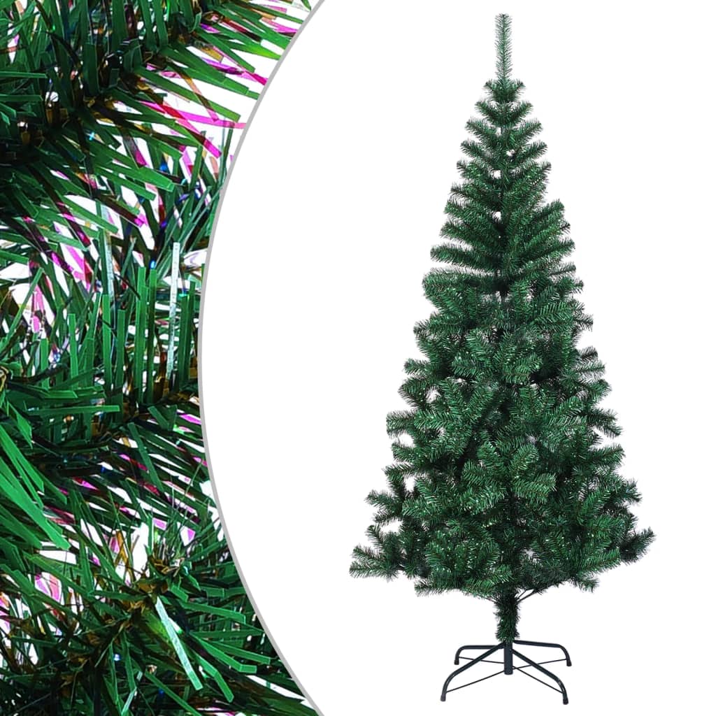 Künstlicher Weihnachtsbaum Schillernde Spitzen 180 Cm Pvc Grün
