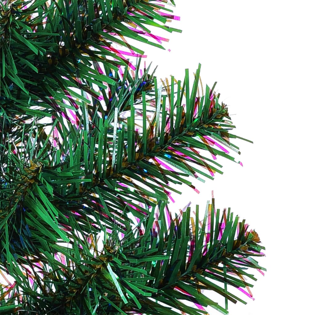 Künstlicher Weihnachtsbaum Schillernde Spitzen 180 Cm Pvc Grün