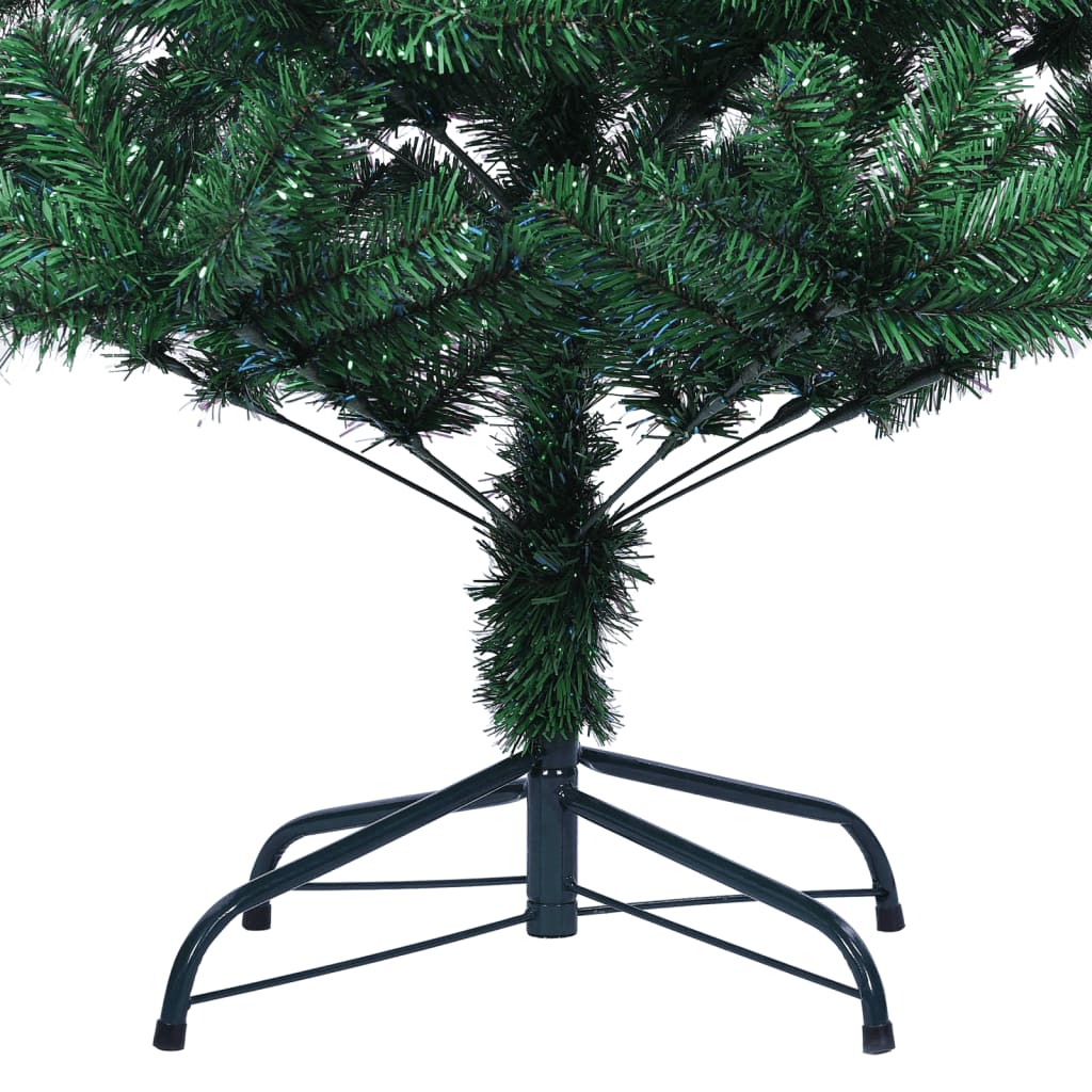 Künstlicher Weihnachtsbaum Schillernde Spitzen 180 Cm Pvc Grün