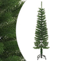 Künstlicher Weihnachtsbaum Mit Ständer Schlank 150 Cm Pe Grün