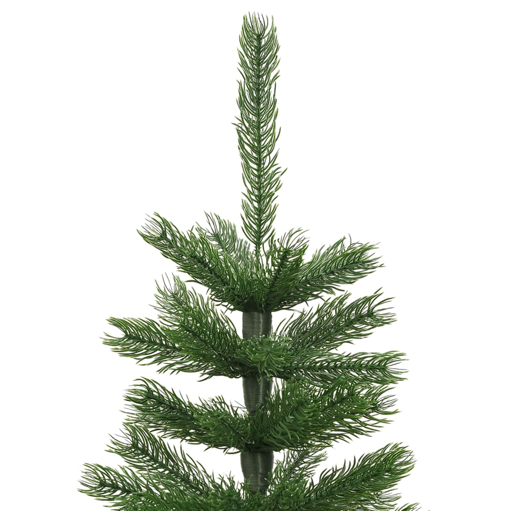 Künstlicher Weihnachtsbaum Mit Ständer Schlank 150 Cm Pe Grün