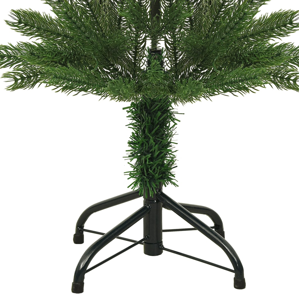 Künstlicher Weihnachtsbaum Mit Ständer Schlank 150 Cm Pe Grün