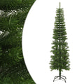 Künstlicher Weihnachtsbaum Mit Ständer Schlank 150 Cm Pe Grün