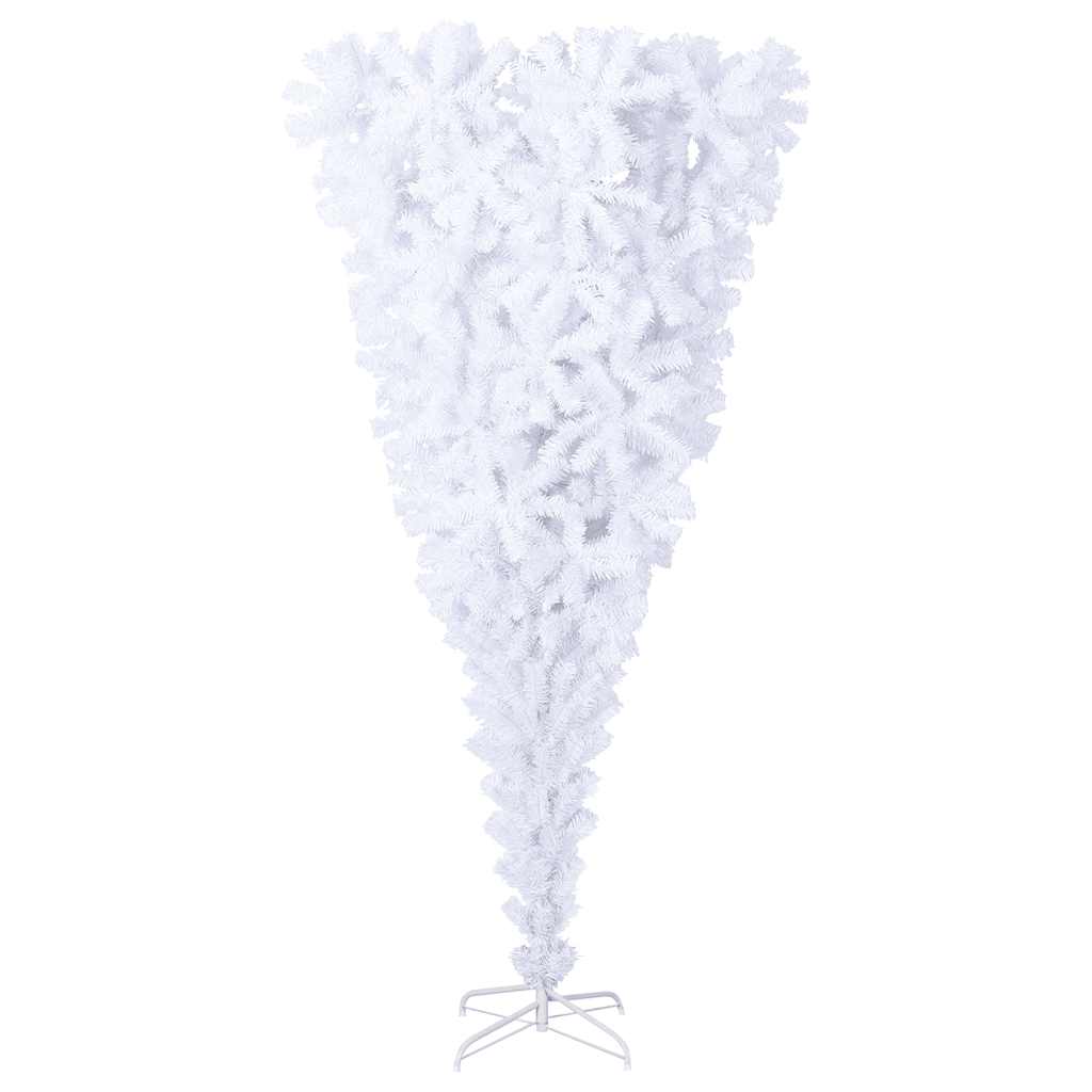 Künstlicher Weihnachtsbaum Mit Ständer Umgekehrt 210 Cm Weiß