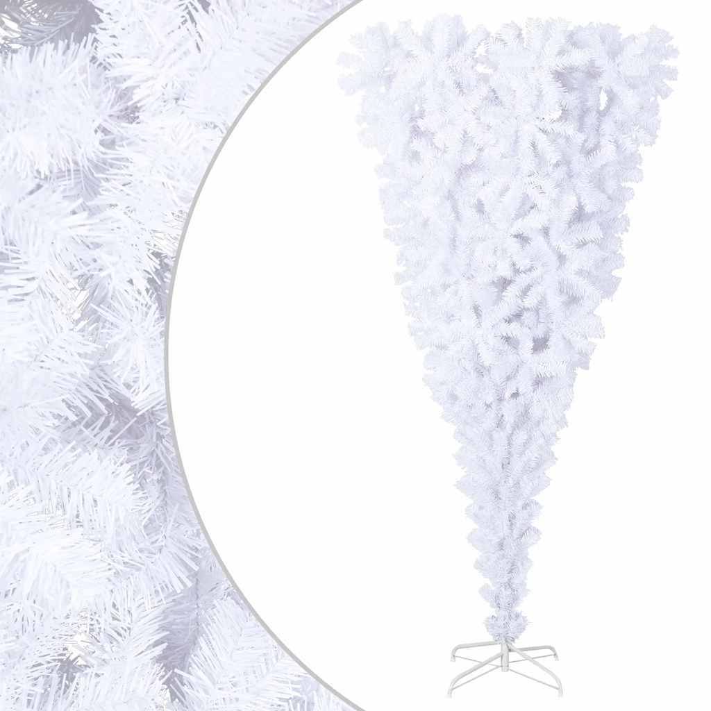 Künstlicher Weihnachtsbaum Mit Ständer Umgekehrt 210 Cm Weiß
