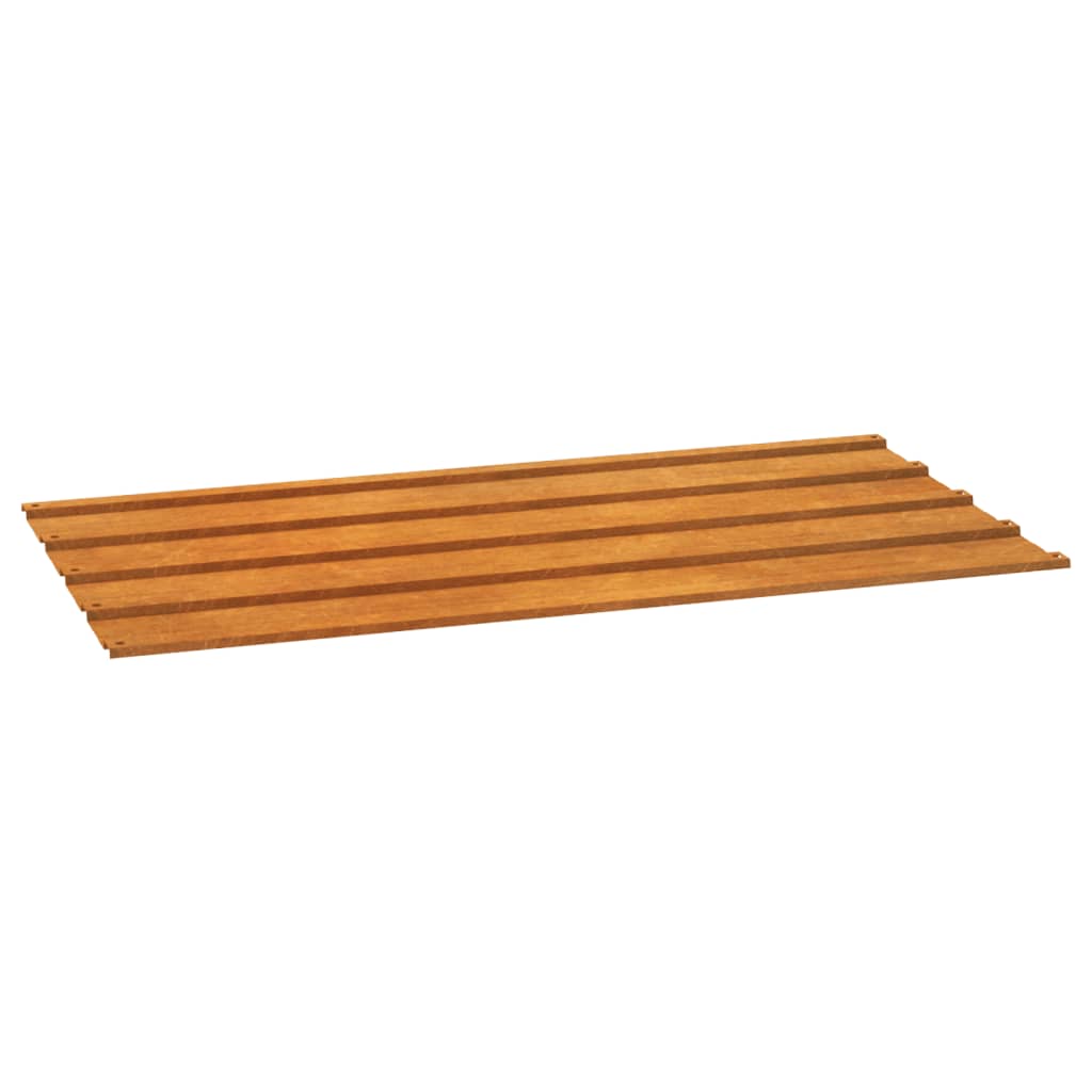 Dachplatten 12 Stk. Rostig Cortenstahl