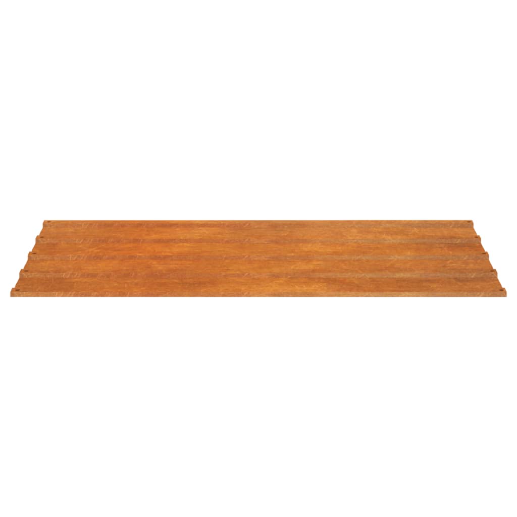 Dachplatten 12 Stk. Rostig Cortenstahl