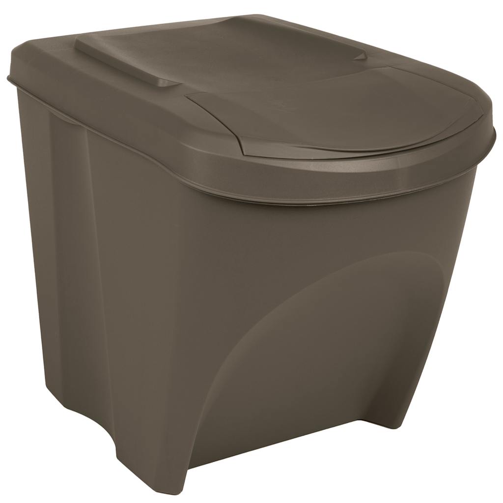 Stapelbare Mülleimer 3 Stk. 75 L