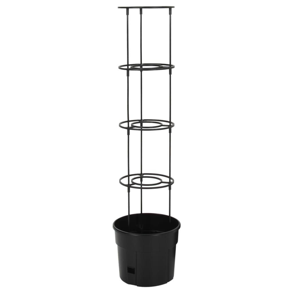 Tomatentopf Anthrazit Ø29,5X115 Cm Polypropylen