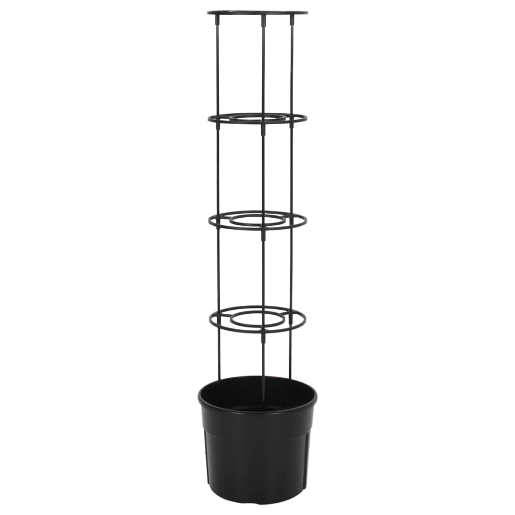 Tomatentopf Anthrazit Ø29,5X115 Cm Polypropylen