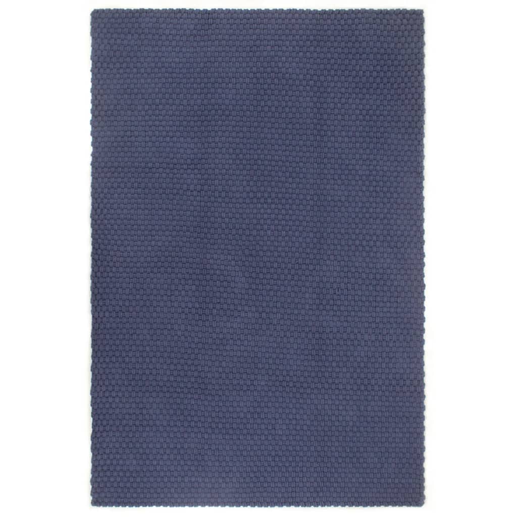 Teppich Rechteckig Marine Baumwolle