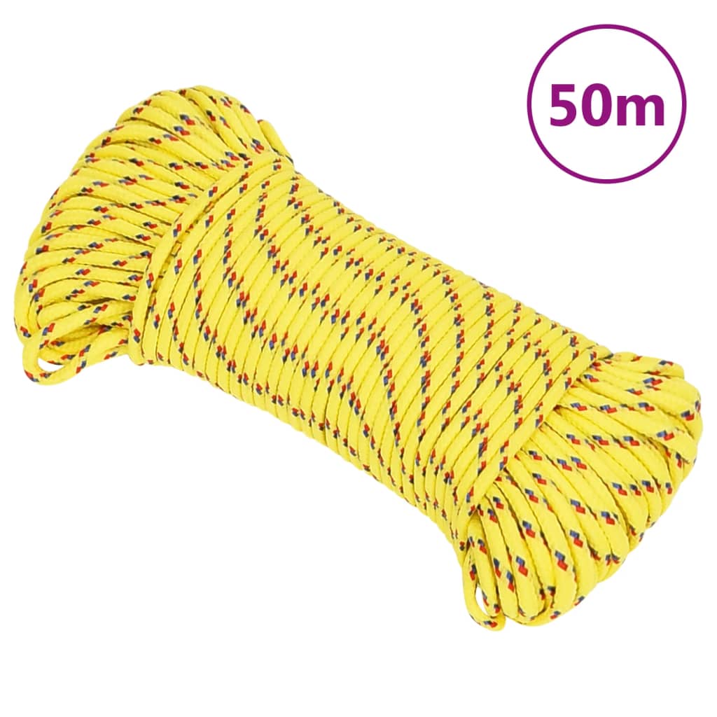 Bootsseil Polypropylen Gelb