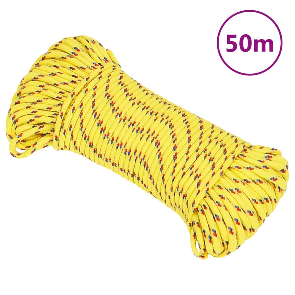 Bootsseil Polypropylen Gelb