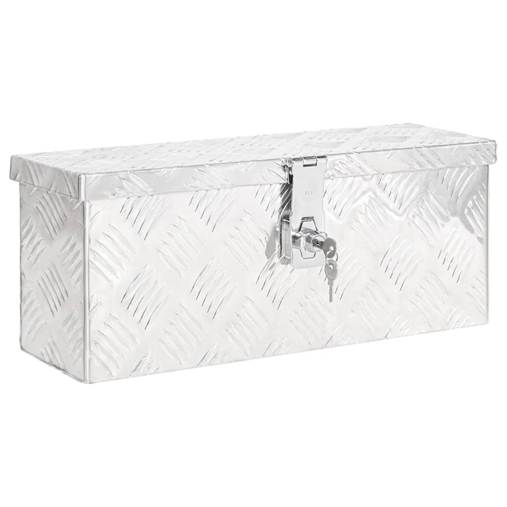 Aluminiumkiste 76,5×26,5×33 Cm N Silber