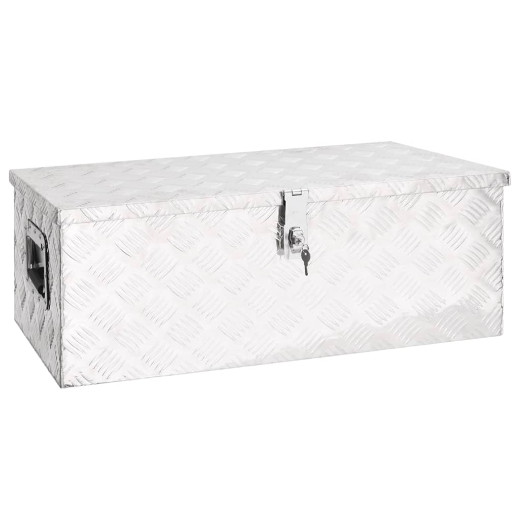 Aluminiumkiste 76,5×26,5×33 Cm N Silber