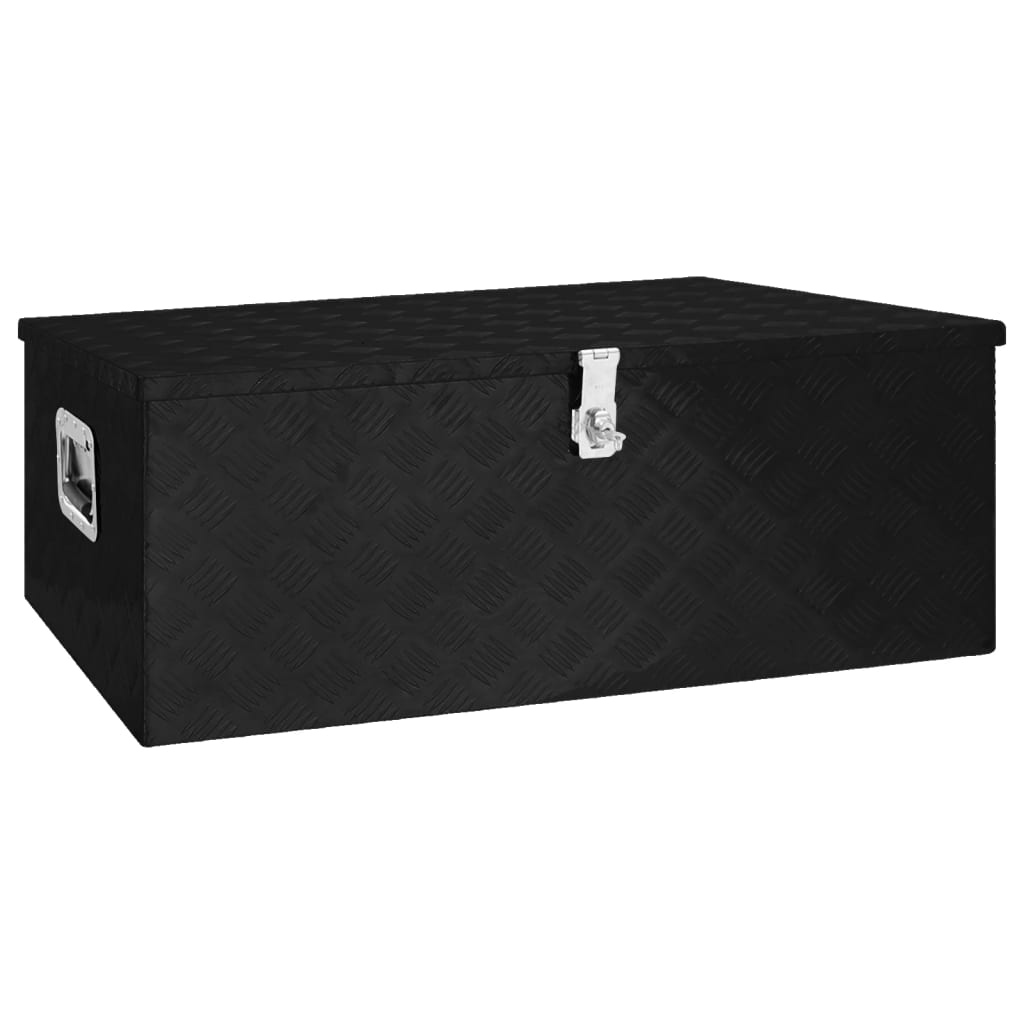 Aluminiumkiste 80×30×35 Cm Schwarz