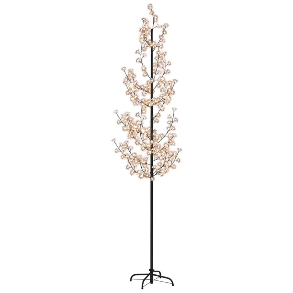 Led-Baum Mit Kirschblüten Warmweiß 368 Leds