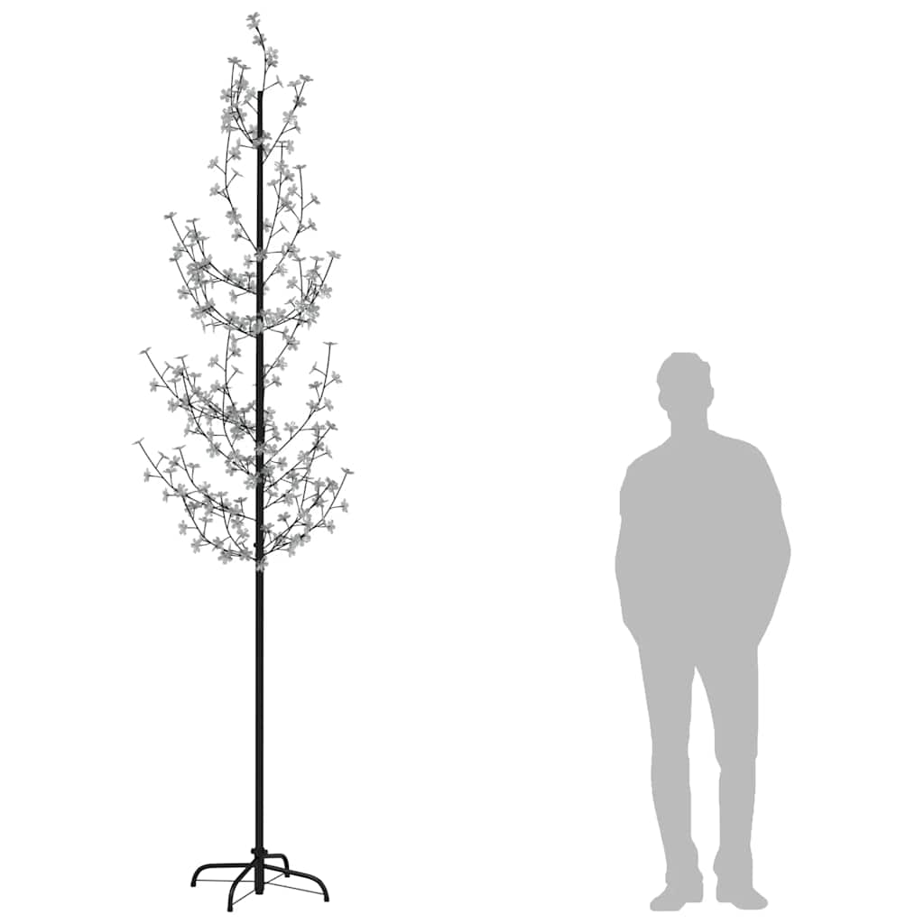 Led-Baum Mit Kirschblüten Warmweiß 368 Leds
