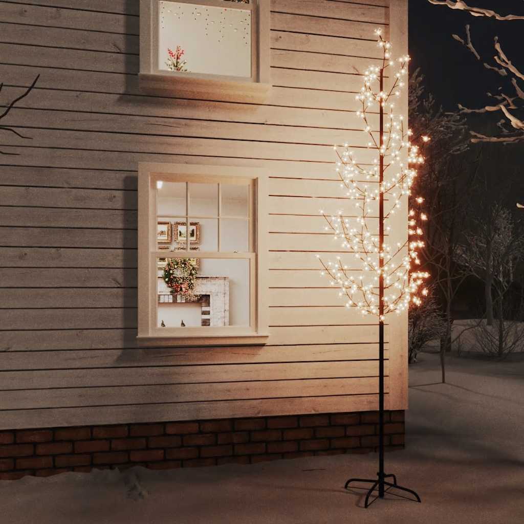 Led-Baum Mit Kirschblüten Warmweiß 368 Leds