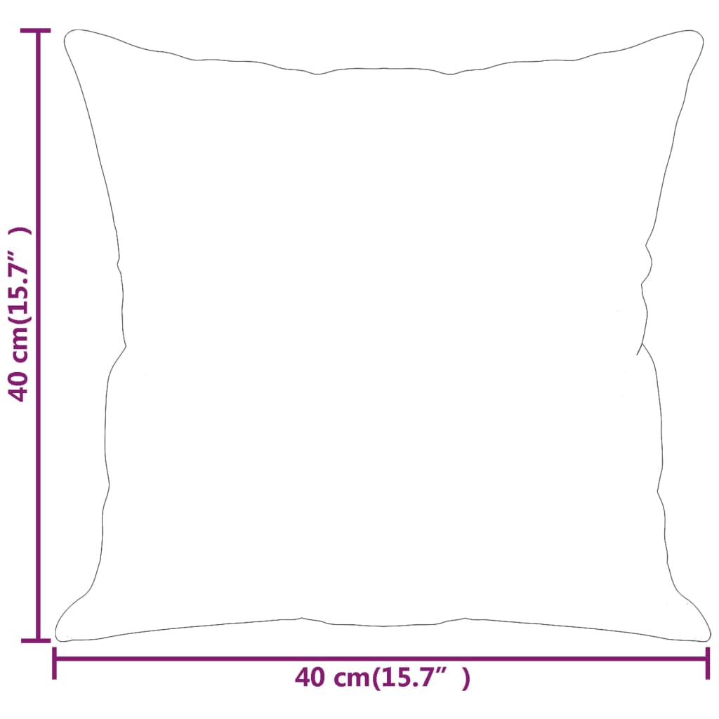 Zierkissen 2 Stk. 40X40 Cm Samt