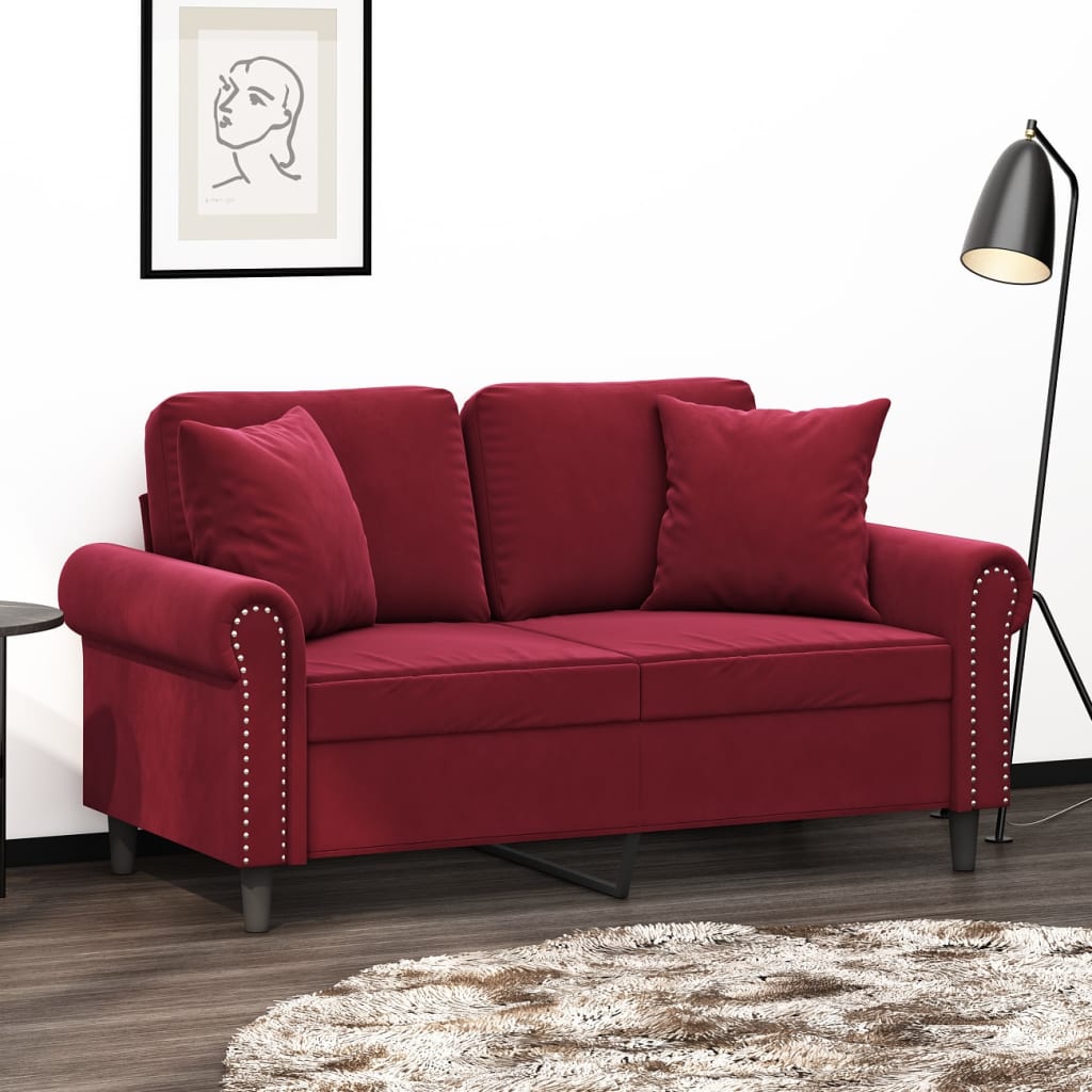 Zierkissen 2 Stk. 40X40 Cm Samt