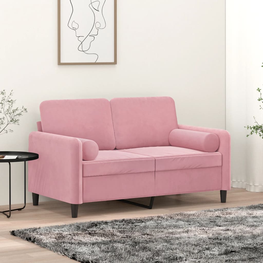 Zierkissen 2 Stk. Ø15X50 Cm Samt
