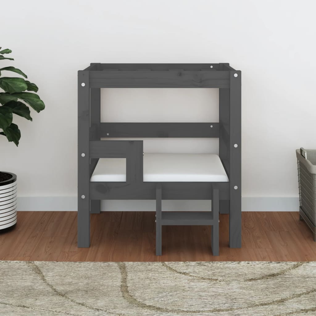 Hundebett 55,5X53,5X60 Cm Massivholz Kiefer