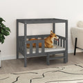 Hundebett 55,5X53,5X60 Cm Massivholz Kiefer
